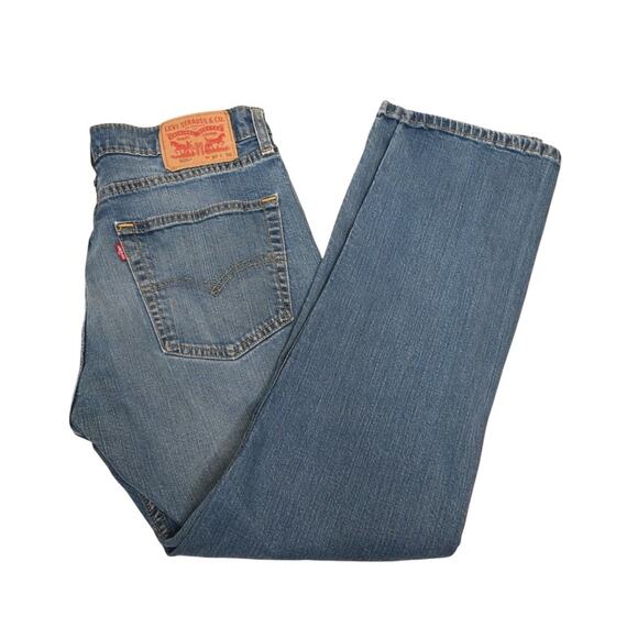Levi's 505 Straight Leg Jeans Mens 32X30 - Picture 3 of 10